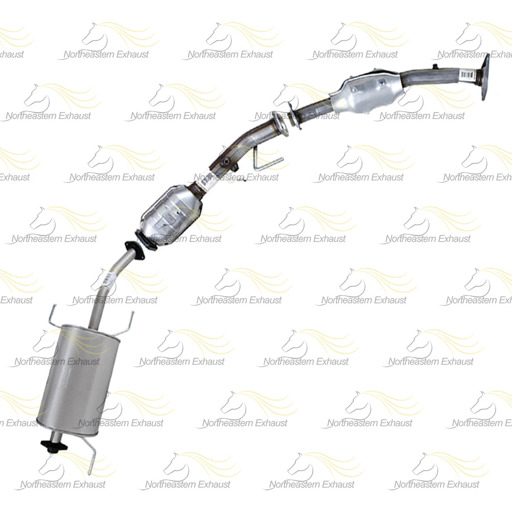 2015-2018 Chevy City Express 2.0L EPA Front & Rear Catalytic Muffler Kit