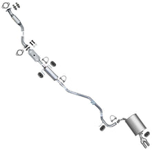 2010-2012 Ford Fusion 2.5L Front Exhaust Pipe, Catalytic, Resonator, Intermediate Pipe and Muffler