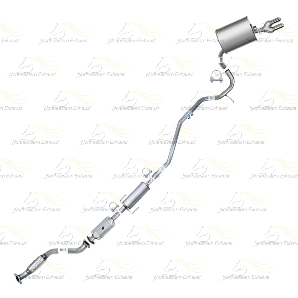 2010-2011 Mercury Milan 2.5L Front Pipe Rear Catalytic Exhaust Pipes & Muffler Kit | Stainless Steel