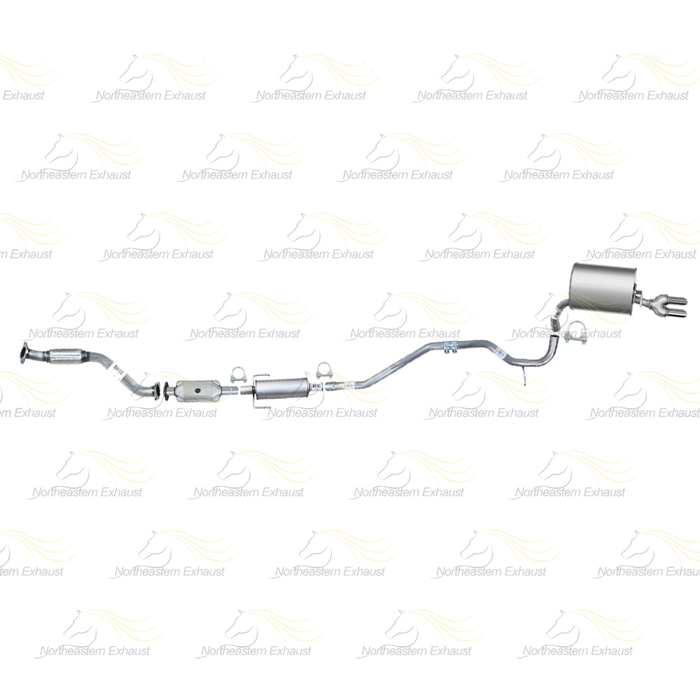 2010-2011 Mercury Milan 2.5L Front Pipe Rear Catalytic Exhaust Pipes & Muffler Kit | Stainless Steel