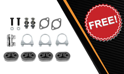 2010-2011 Mercury Milan 2.5L Front Pipe Rear Catalytic Exhaust Pipes & Muffler Kit | Stainless Steel