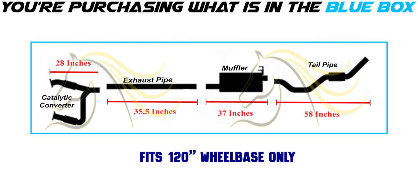 2011-2012 RAM 1500 3.2L EPA Approved Complete Exhaust Kit