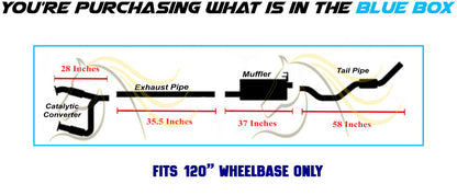 2011-2012 RAM 1500 3.2L EPA Approved Complete Exhaust Kit