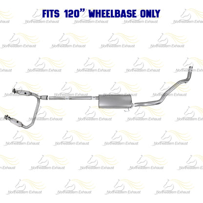 2011-2012 RAM 1500 3.2L EPA Approved Complete Exhaust Kit