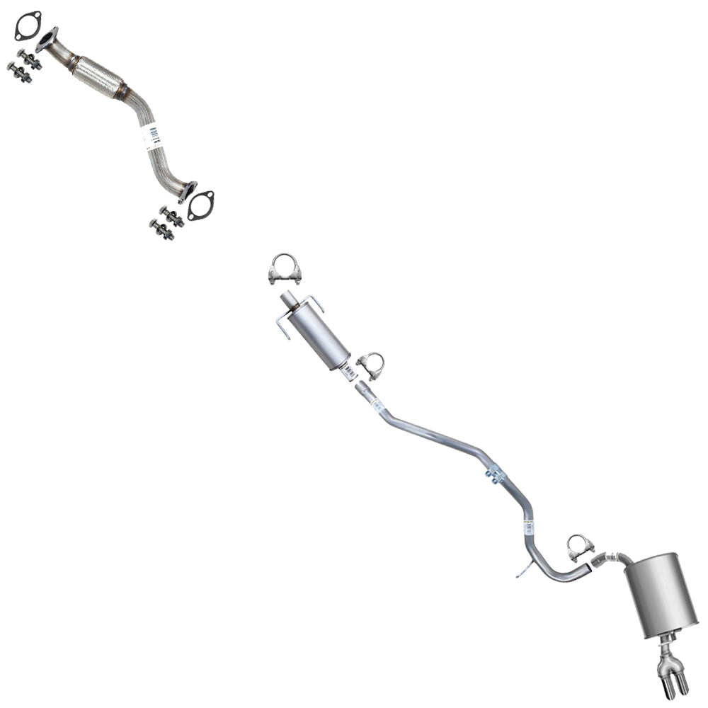 2010-2012 Ford Fusion 2.5L Front Pipe Exhaust System Kit | Stainless Steel