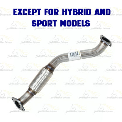 2010-2012 Ford Fusion 2.5L Front Pipe Exhaust System Kit | Stainless Steel