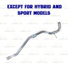 2010-2012 Ford Fusion 2.5L Front Pipe Exhaust System Kit | Stainless Steel