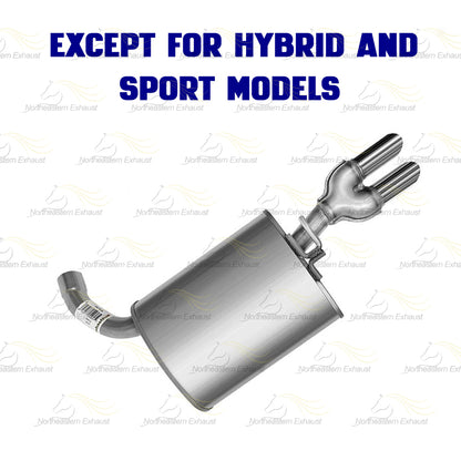 2010-2012 Ford Fusion 2.5L Front Pipe Exhaust System Kit | Stainless Steel