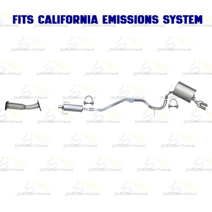 2007-2009 Ford Fusion & Mercury Milan 2.3L Front Pipe Exhaust System Kit | Stainless Steel