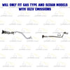 2014-2015 Civic 1.8L EPA Manifold Catalytic & Exhaust Pipes w/ Resonator