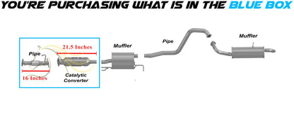 2014-2016 Kia Soul 2.0L EPA Approved Exhaust Pipe w/ Catalytic Converter Kit