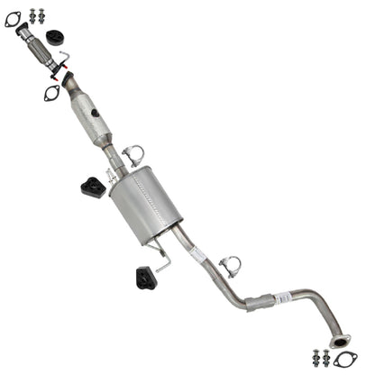 2014-2016 Kia Soul 2.0L EPA Catalytic w/ Exhaust Pipe & Muffler Assembly Kit