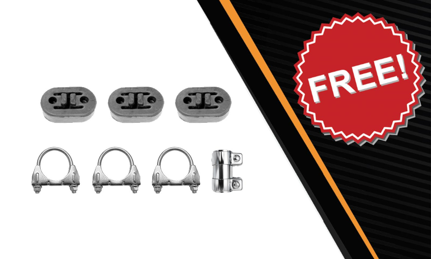 2007-2009 Ford Fusion & Mercury Milan 2.3L Exhaust Resonator & Intermediate Pipe | Stainless Steel