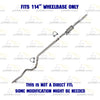 2007-2009 Sprinter 2500 3.0L Stainless Steel Muffler Tail Pipe Kit