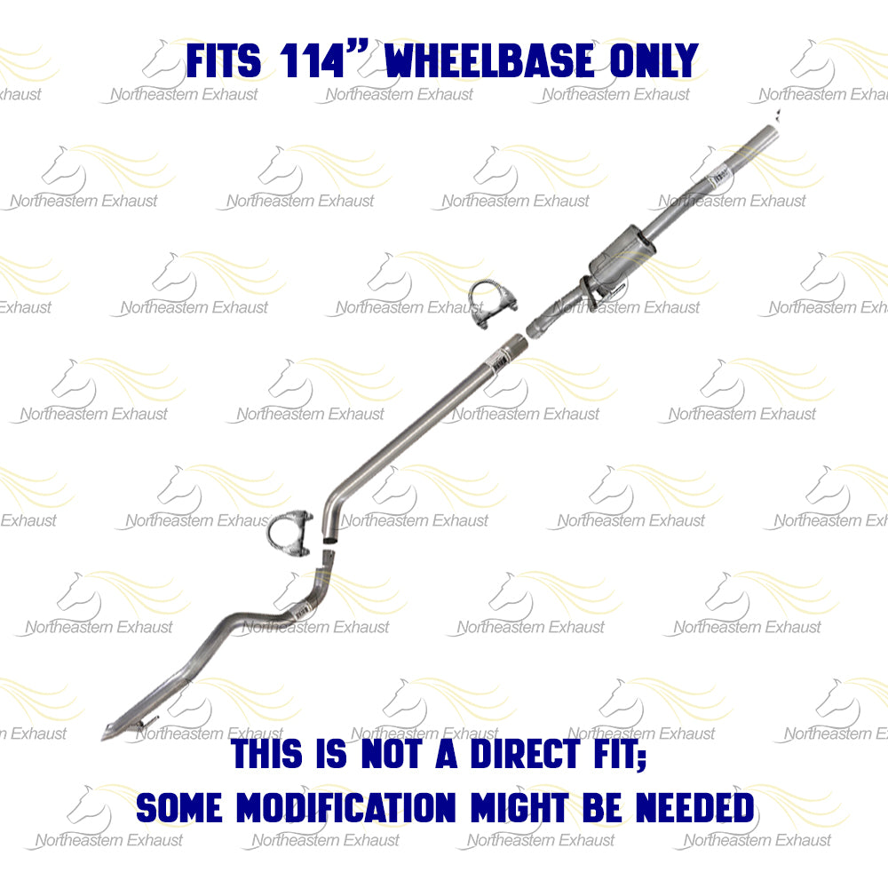 2007-2009 Sprinter 2500 3.0L Stainless Steel Muffler Tail Pipe Kit