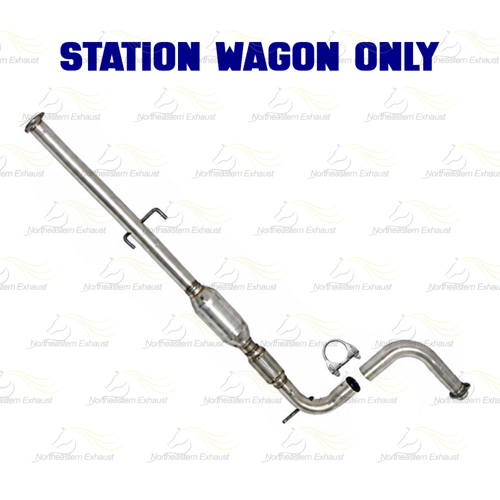 1994-1995 Honda Accord 2.2L Station Wagon Exhaust Resonator Pipe and Muffler