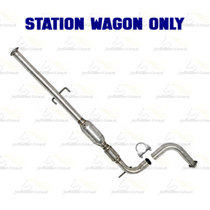 1994-1995 Honda Accord 2.2L Station Wagon Exhaust Resonator Pipe and Muffler