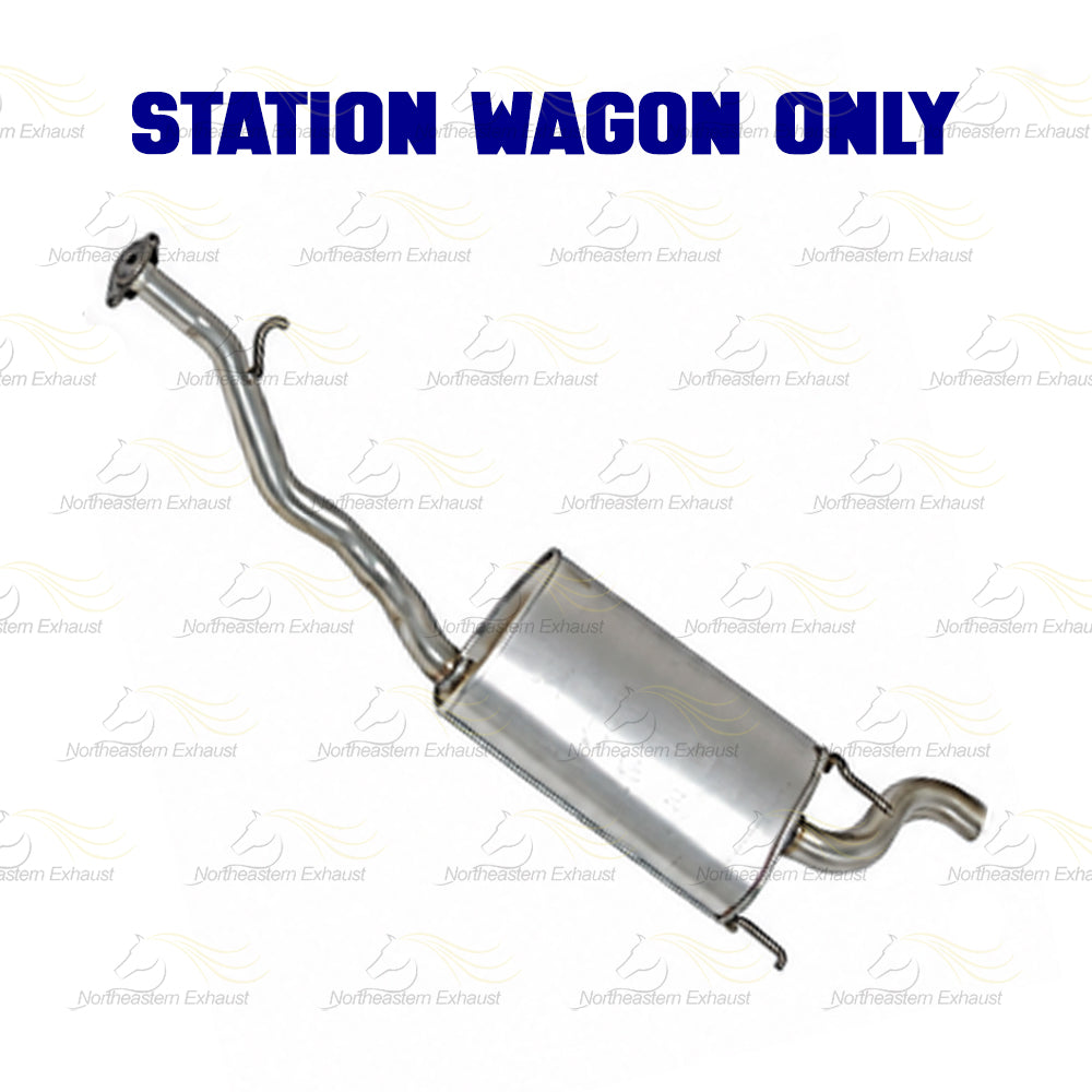 1994-1995 Honda Accord 2.2L Station Wagon Exhaust Resonator Pipe and Muffler