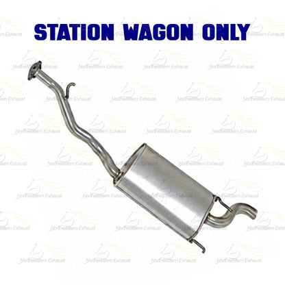 1994-1995 Honda Accord 2.2L Station Wagon Exhaust Resonator Pipe and Muffler
