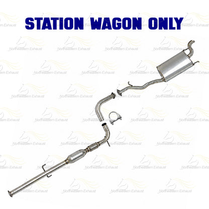 1994-1995 Honda Accord 2.2L Station Wagon Exhaust Resonator Pipe and Muffler