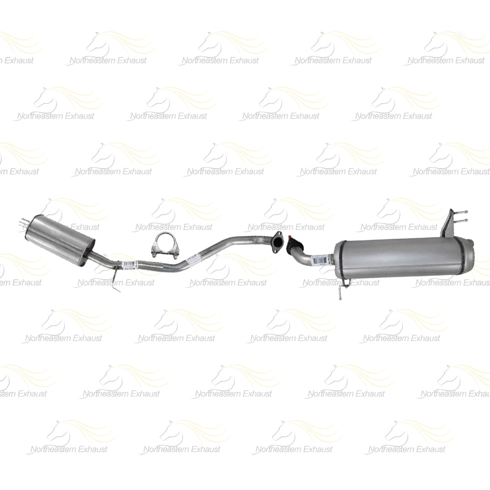 2012-2013 Kia Soul 2.0L Exhaust Resonator Pipe & Muffler Kit | Stainless Steel