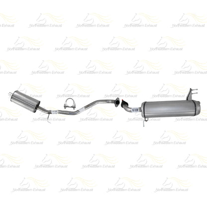 2012-2013 Kia Soul 2.0L Exhaust Resonator Pipe & Muffler Kit | Stainless Steel