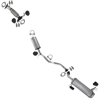 2012-2013 Kia Soul 2.0L Exhaust Front Pipe with Resonator Pipe & Muffler Kit | Stainless Steel