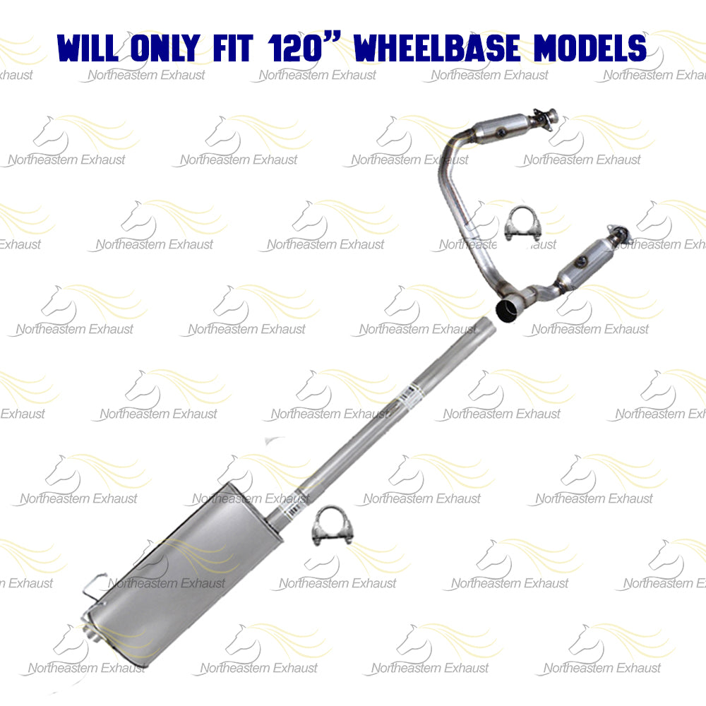 2009-2010 Dodge RAM 1500 5.7L 120in WB EPA Approved Catalytic Front Pipe Muffler Kit