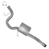 2005-2010 Dodge Dakota 3.7L & 4.7L Exhaust Tail Pipe | Stainless Steel