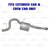 2005-2010 Dodge Dakota 3.7L & 4.7L Exhaust Tail Pipe | Stainless Steel