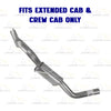 2006-2009 Mitsubishi Raider 3.7L & 4.7L Exhaust Tail Pipe | Stainless Steel