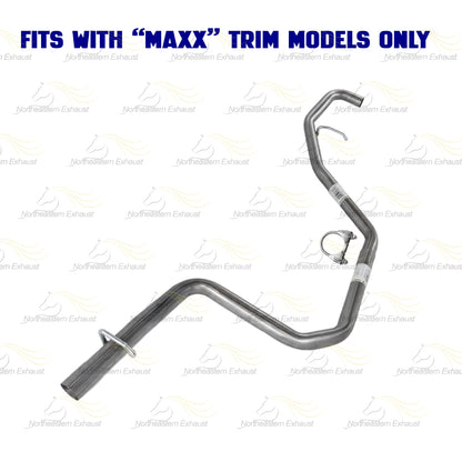 2004 Chevrolet Malibu 3.5L Front Pipe, Resonator, Intermediate Pipe, Muffler Kit | Stainless Steel