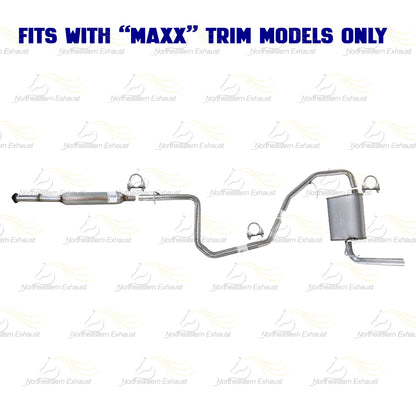 Stainless Steel Resonator Intermediate Pipe Muffler fits: 2004-2006 Malibu 3.5L