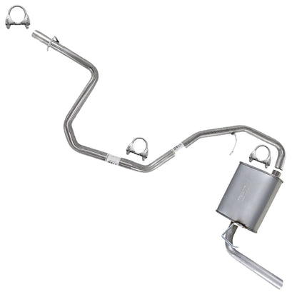 Stainless Steel Intermediate Pipe with Muffler Kit fits: 2004-2007 Malibu 3.5L