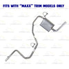 Stainless Steel Intermediate Pipe with Muffler Kit fits: 2004-2007 Malibu 3.5L