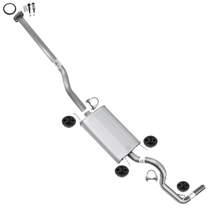 2005-2012 Toyota Tacoma 4.0L 128" WB Exhaust Pipe w/ Muffler Kit | Stainless Steel