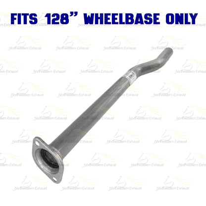 2005-2012 Toyota Tacoma 4.0L 128" WB Exhaust Pipe w/ Muffler Kit | Stainless Steel