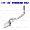 2005-2012 Toyota Tacoma 4.0L 128" WB Exhaust Pipe w/ Muffler Kit | Stainless Steel