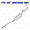 2005-2012 Toyota Tacoma 4.0L 128" WB Exhaust Pipe w/ Muffler Kit | Stainless Steel