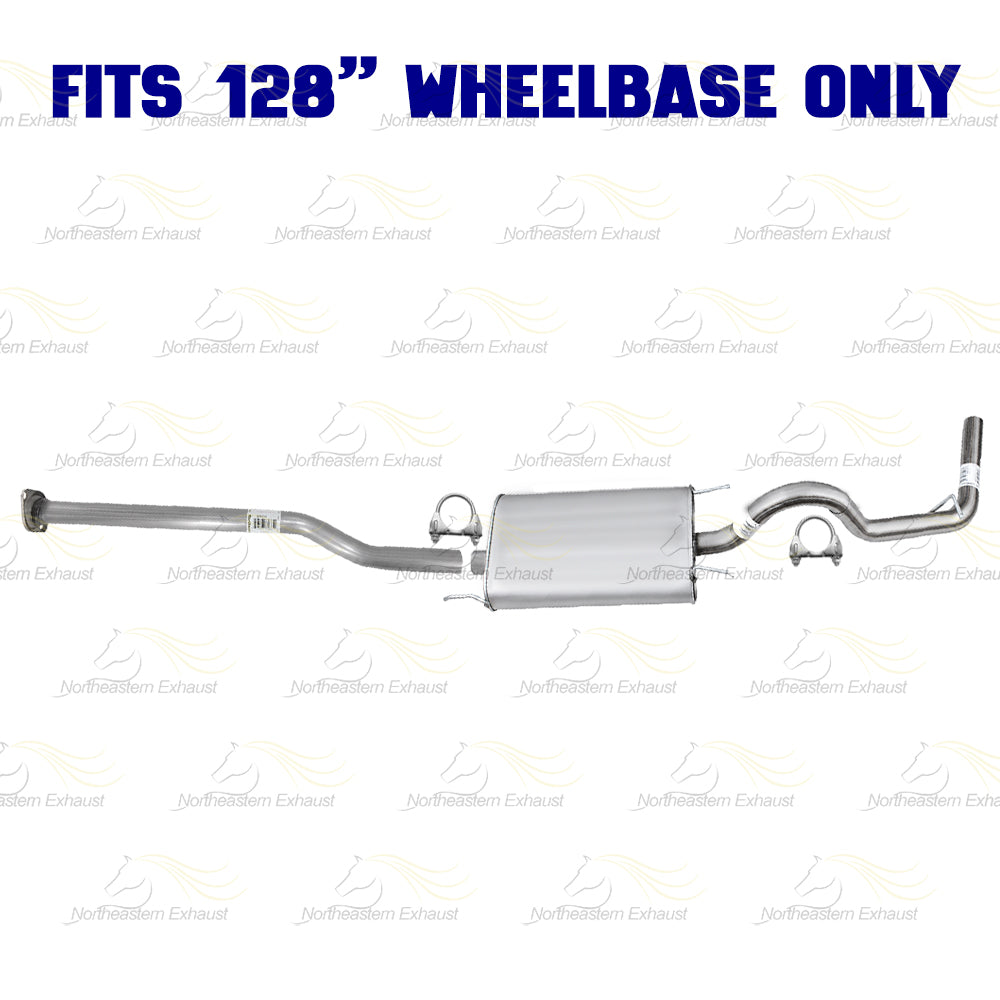 2005-2012 Toyota Tacoma 4.0L 128" WB Exhaust Pipe w/ Muffler Kit | Stainless Steel