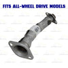 2014-2019 Mitsubishi Outlander 2.4L Exhaust Front Pipe AWD | Stainless Steel