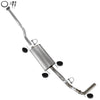 2013-2015 Toyota Tacoma 4.0L 128in WB Intermediate Pipe w/ Muffler Exhaust Kit | Stainless Steel