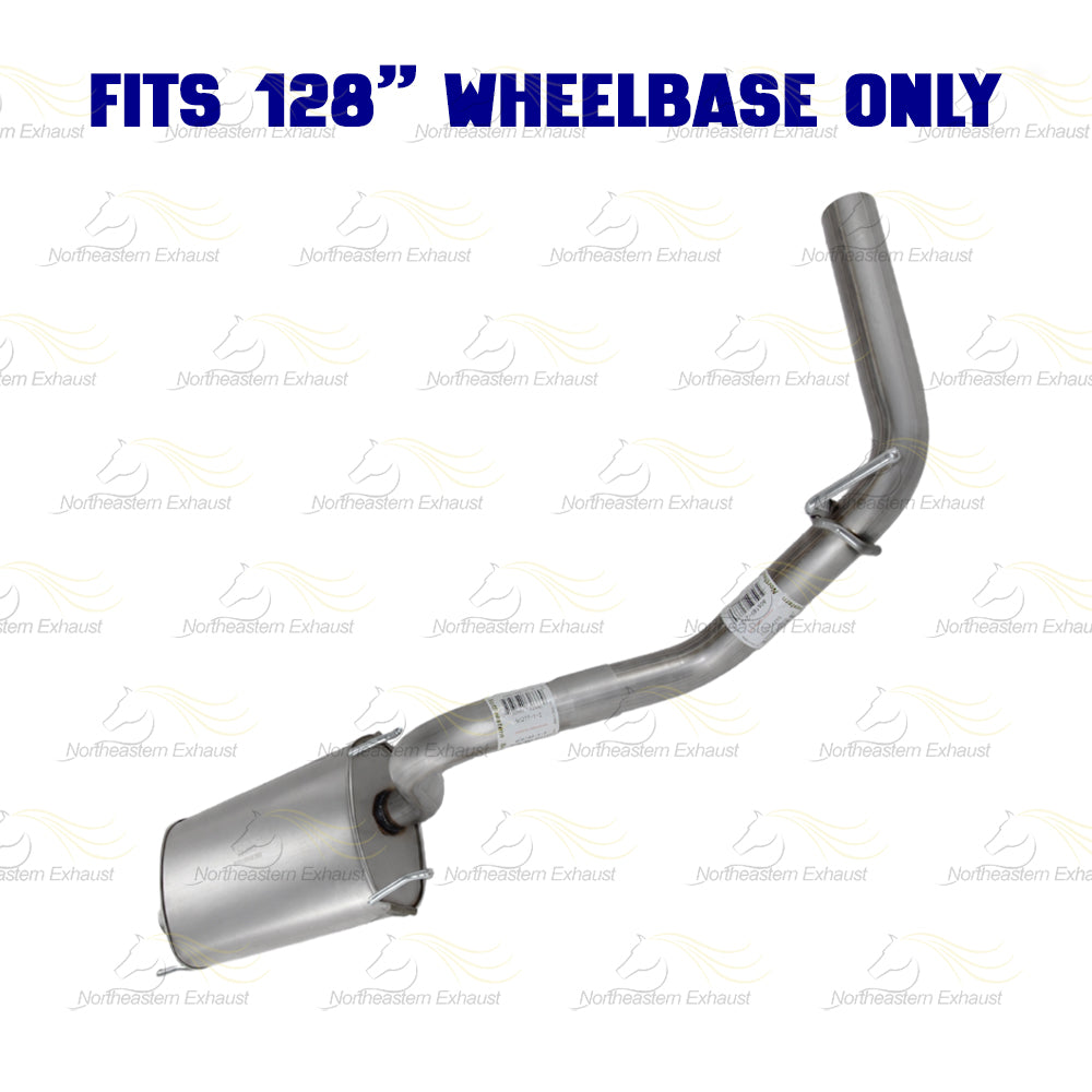 2013-2015 Toyota Tacoma 4.0L 128in WB Intermediate Pipe w/ Muffler Exhaust Kit | Stainless Steel