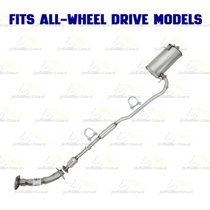2014-2019 Mitsubishi Outlander 2.4L AWD Front Pipe w/ Catalytic & Muffler Kit | EPA Approved