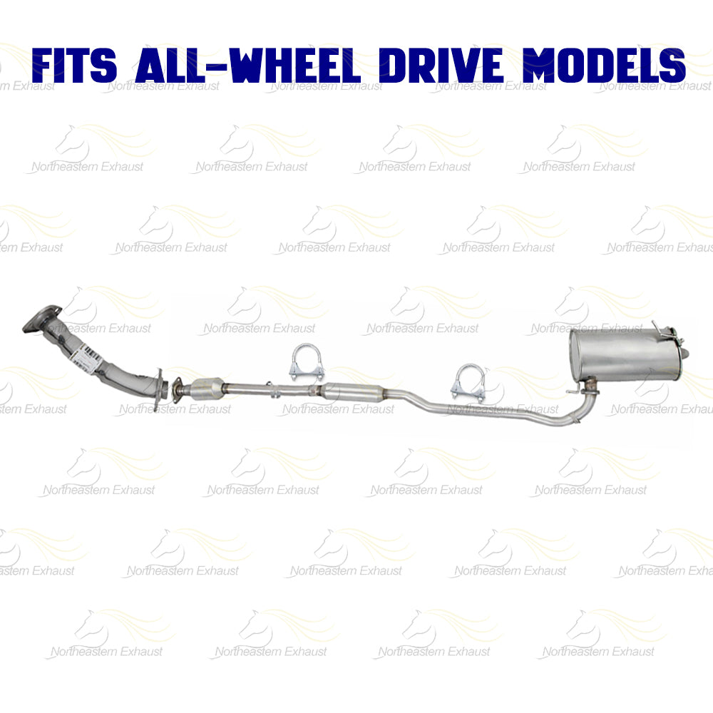 2014-2019 Mitsubishi Outlander 2.4L AWD Front Pipe w/ Catalytic & Muffler Kit | EPA Approved