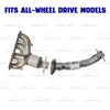 2014-2018 Mitsubishi Outlander 2.4L AWD Exhaust Manifold Converter & Front Pipe Kit | EPA Approved