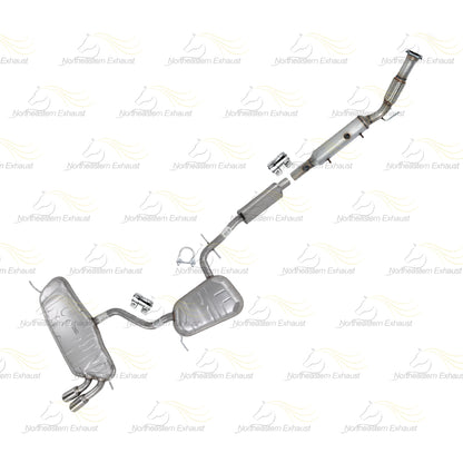2010 Volkswagen Golf 2.5L Exhaust Catalytic w/ Resonator & Muffler Kit | EPA Approved