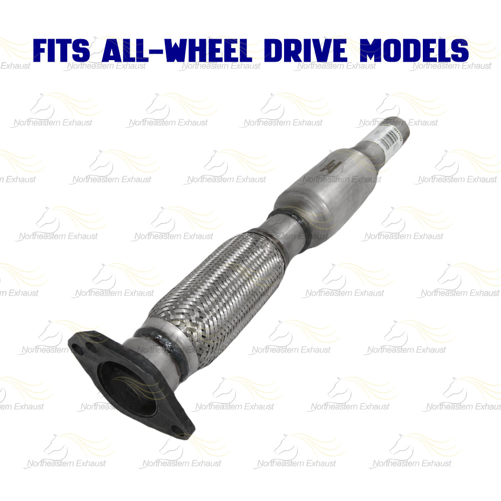 2007-2012 Lincoln MKZ 3.5L AWD Exhaust Resonator Flex Pipe | Stainless Steel