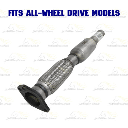 2007-2012 Lincoln MKZ 3.5L AWD Exhaust Resonator Flex Pipe | Stainless Steel