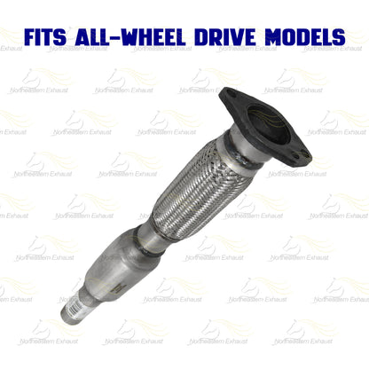 2007-2012 Lincoln MKZ 3.5L AWD Exhaust Resonator Flex Pipe | Stainless Steel